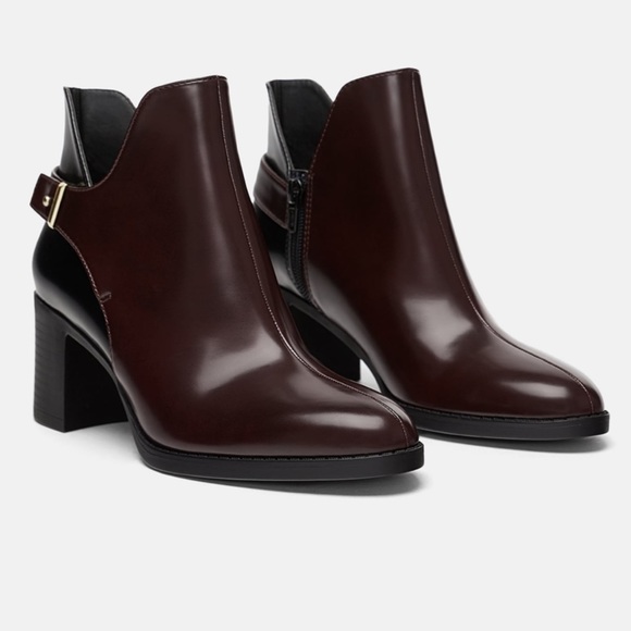 NWT Zara Heeled Booties Size 36 - Picture 1 of 8